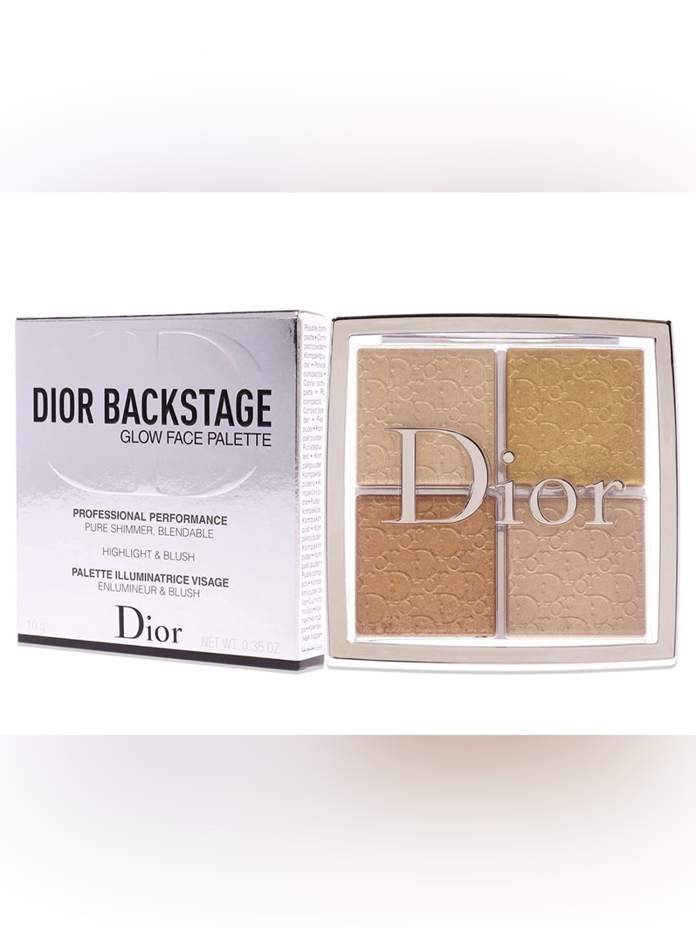 Dior Backstage Glow Face Palette - Warm Gold & Beige
